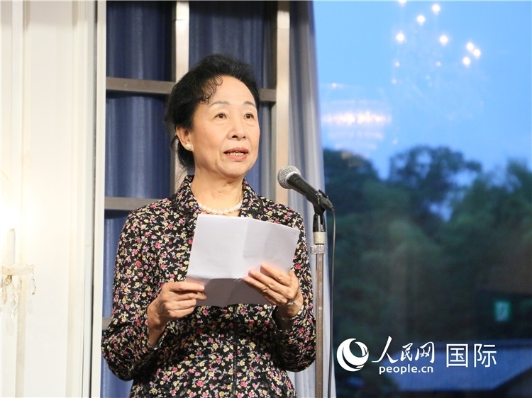 中國(guó)商務(wù)部原部長(zhǎng)助理郭莉致辭。人民網(wǎng) 許可攝