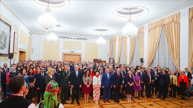 招待會(huì)現(xiàn)場(chǎng)。中國(guó)駐波蘭大使館供圖