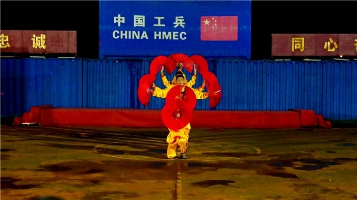 中國傳統(tǒng)文化節(jié)目表演。孫千攝