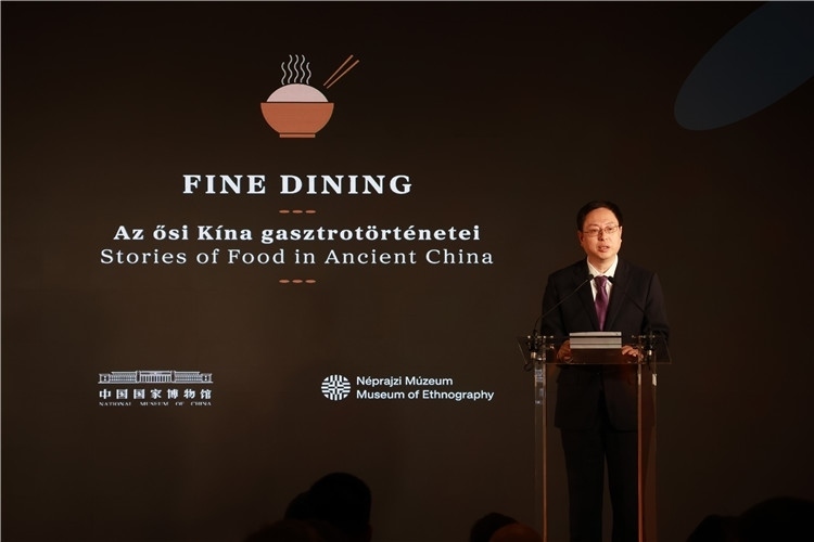 中國國家博物館副館長楊帆致辭。圖片由中國駐匈牙利大使館提供。