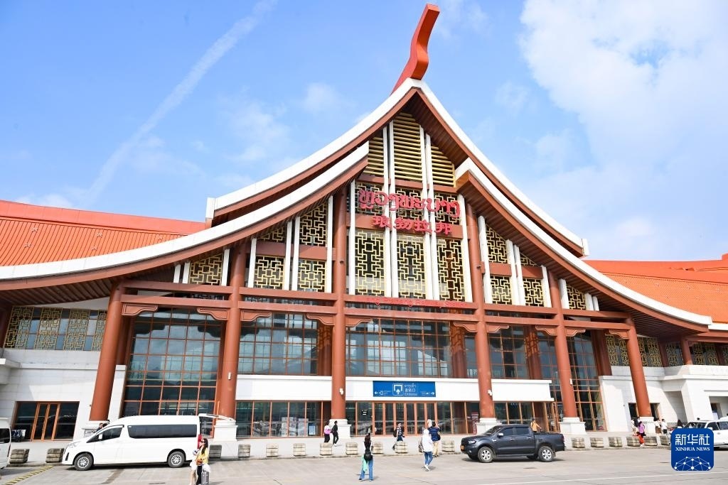 這是10月12日在老撾拍攝的瑯勃拉邦車站。新華社記者 程一恒 攝