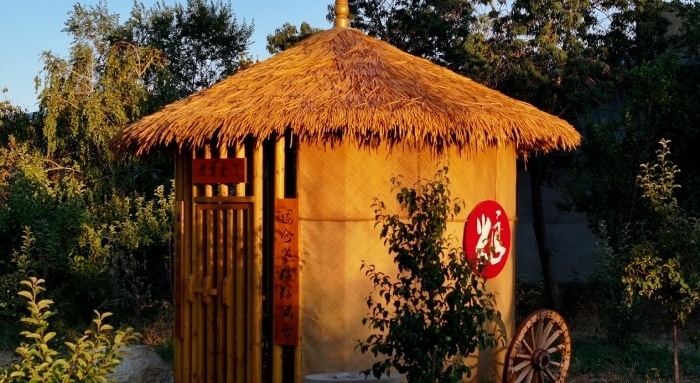 老奇臺人民法庭“土圓倉”調解室。老奇臺人民法庭供圖