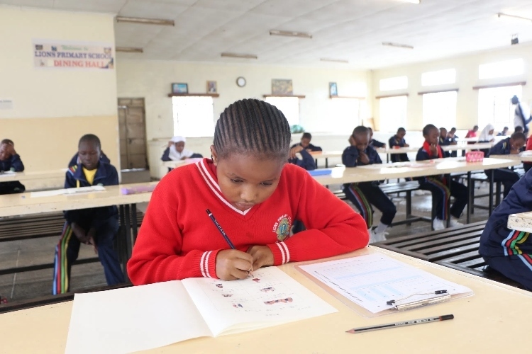 考場(chǎng)現(xiàn)場(chǎng)。埃格頓大學(xué)孔子學(xué)院供圖