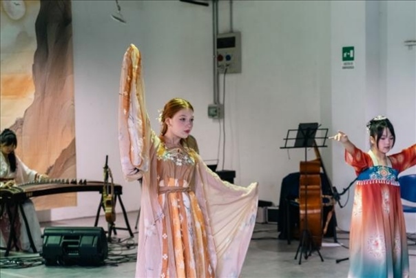 交流活動現(xiàn)場。 中國駐意大利使館供圖