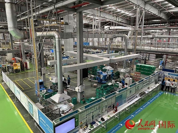 中企美的泰國(guó)工廠。人民網(wǎng)記者 簡(jiǎn)承淵攝