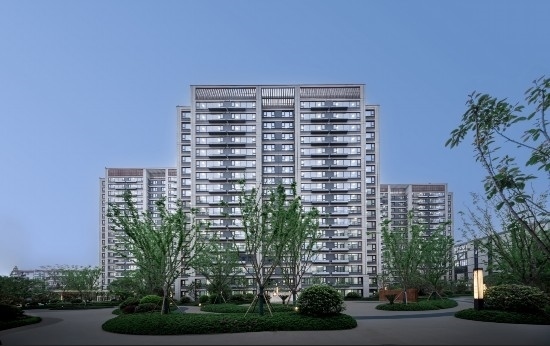 圖為改造后的中鐵臻庭小區(qū)整體外觀。王碩敏 攝