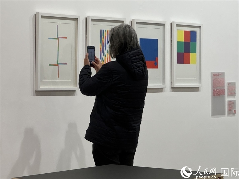 11月8日，觀眾在“瑞士經(jīng)典設計展”作品前駐足欣賞。人民網(wǎng) 謝瑩攝 