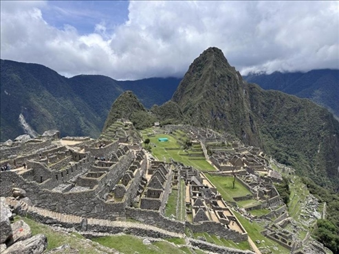 秘魯馬丘比丘古城遺址。本報(bào)記者 張朋輝 攝