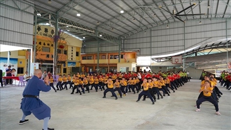 少林武術(shù)教學(xué)。主辦方供圖