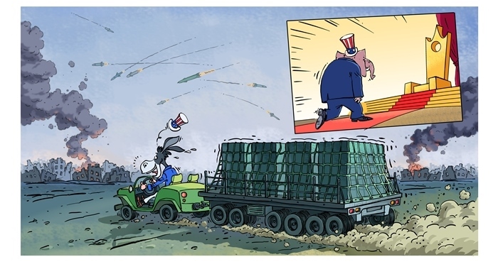 漫畫作者：馬宏亮（人民網(wǎng)版權(quán)圖片，未經(jīng)授權(quán)請勿轉(zhuǎn)載。）