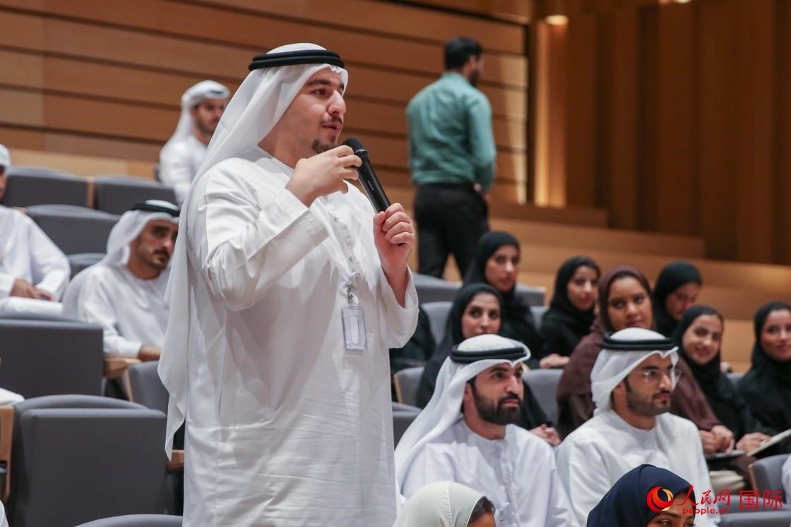 觀眾提問。人民網(wǎng) 塔里克·易卜拉欣攝