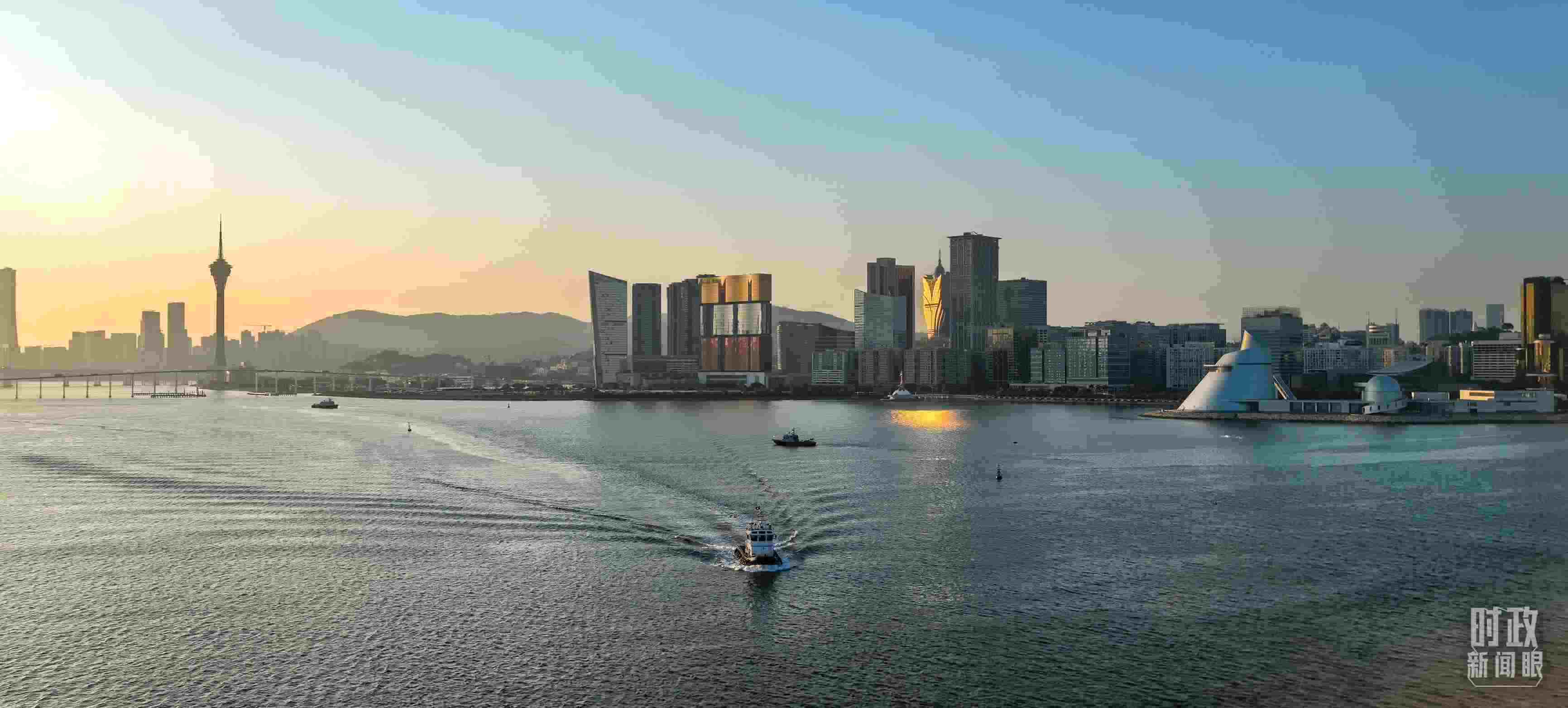 △澳門風(fēng)光。（總臺央視記者王子杭拍攝）