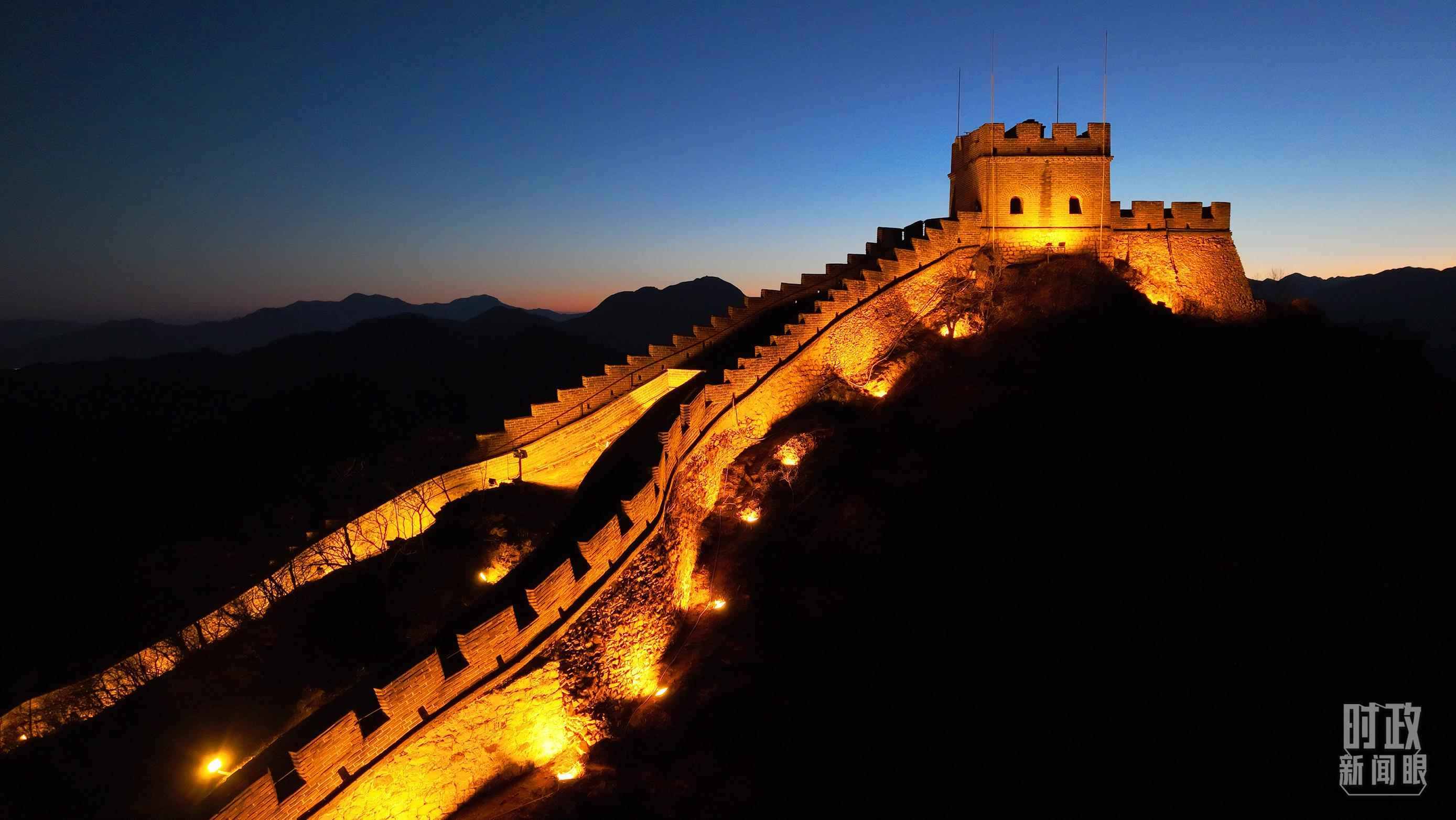 △北京居庸關(guān)長(zhǎng)城。（總臺(tái)央視記者范凱拍攝）