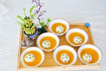 參賽作品“白雪尋蓮”。主辦方供圖