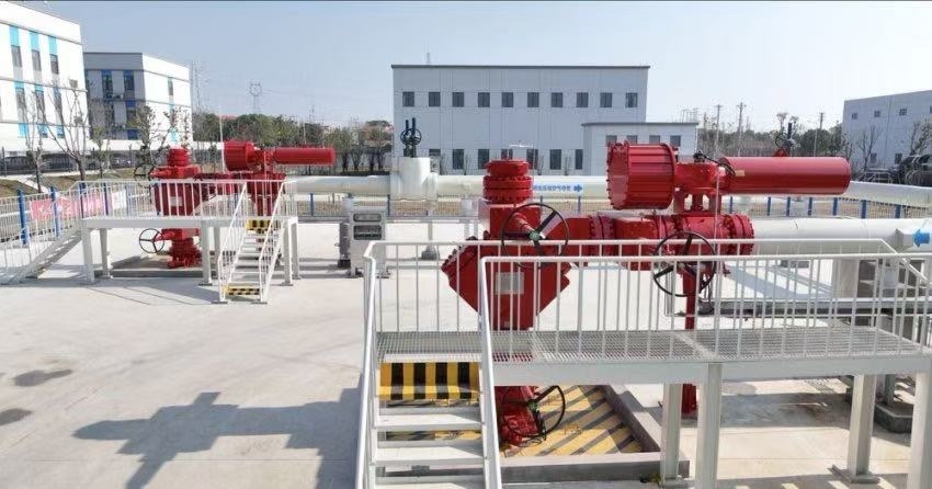 300兆瓦壓氣儲能示范工程鹽穴儲氣庫井場。受訪者供圖