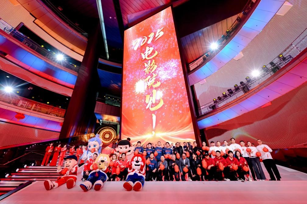 2025年春節(jié)檔電影主創(chuàng)合影。（圖片由主辦方提供）