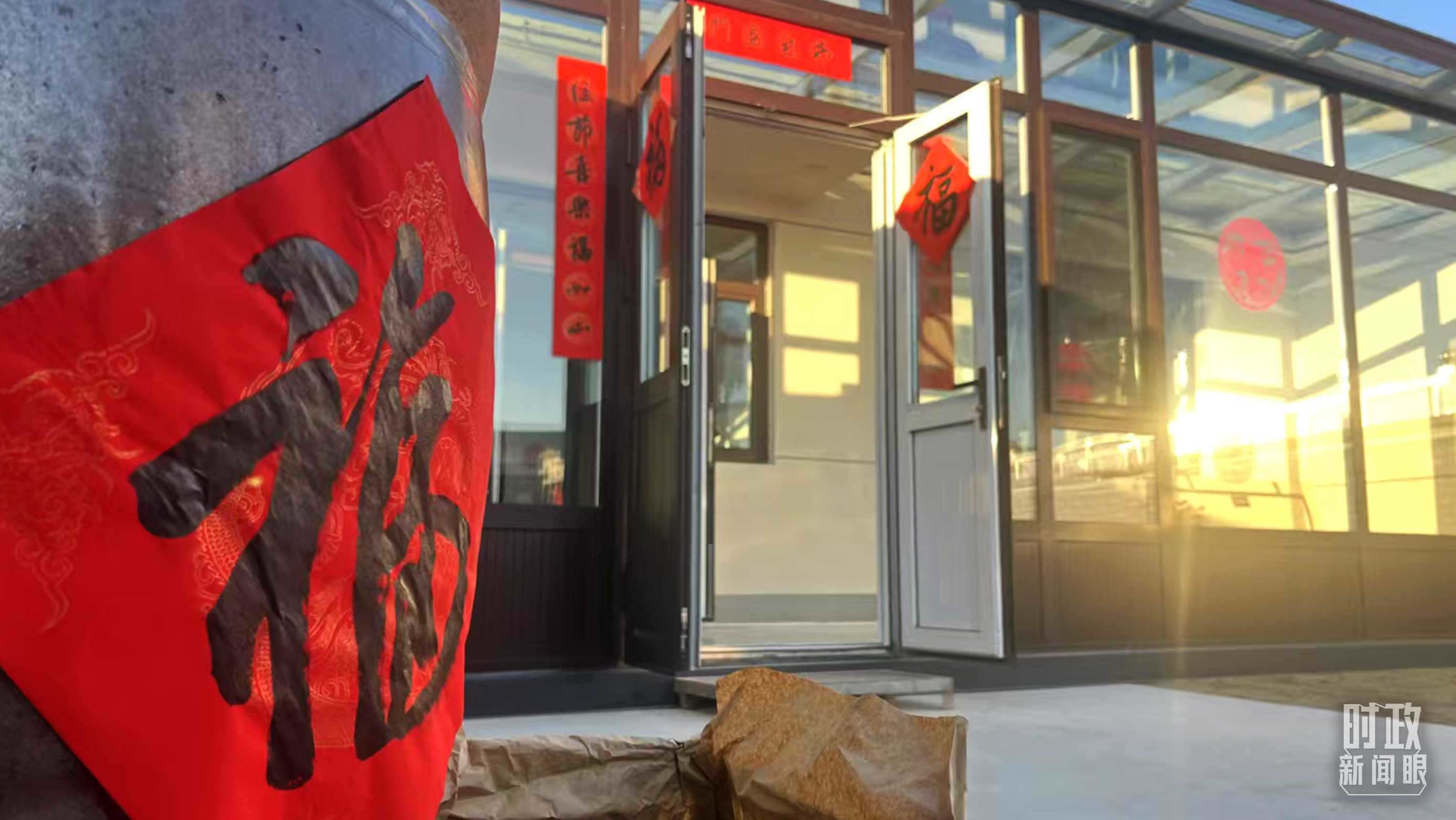 祝家溝村新居。（總臺央視記者李煒拍攝）