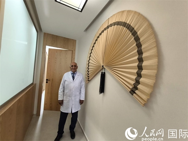 哈利勒的診所內(nèi)。人民網(wǎng)記者 黃培昭攝