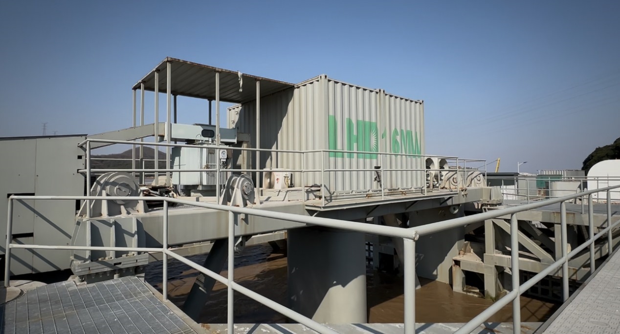 LHD潮流能發(fā)電站。人民網(wǎng)記者 王紹紹攝