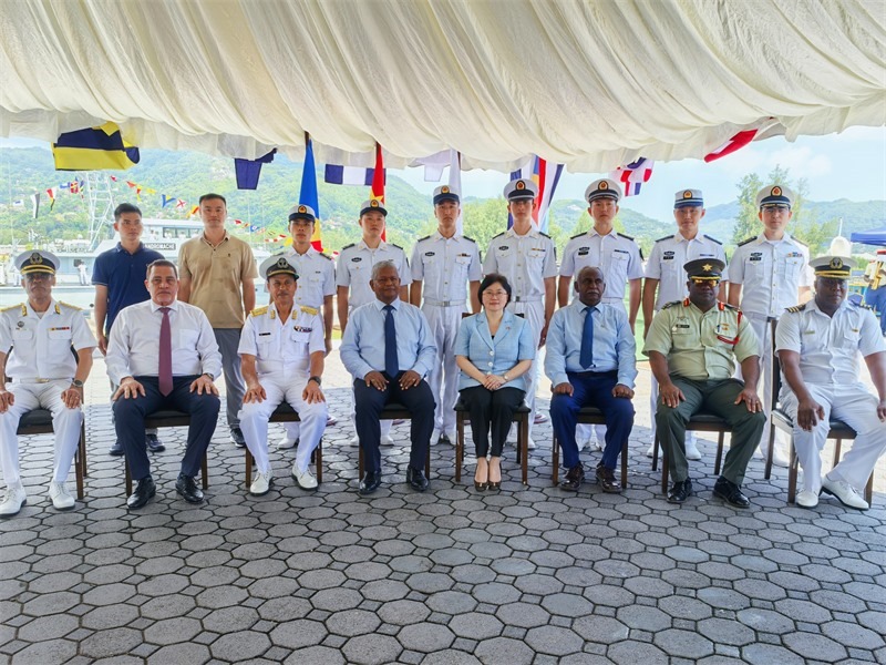 儀式現(xiàn)場。中國駐塞舌爾大使館供圖