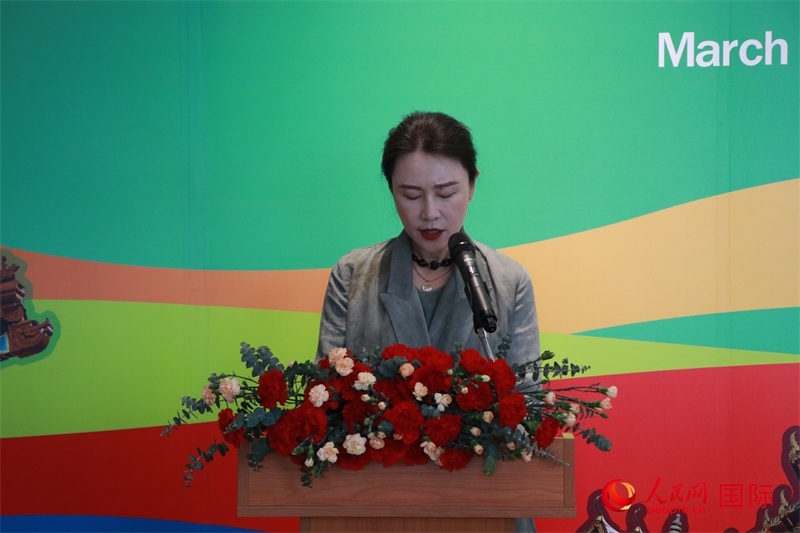 華彬文化基金會(huì)秘書長盧戰(zhàn)發(fā)表講話。朱瀟逸攝