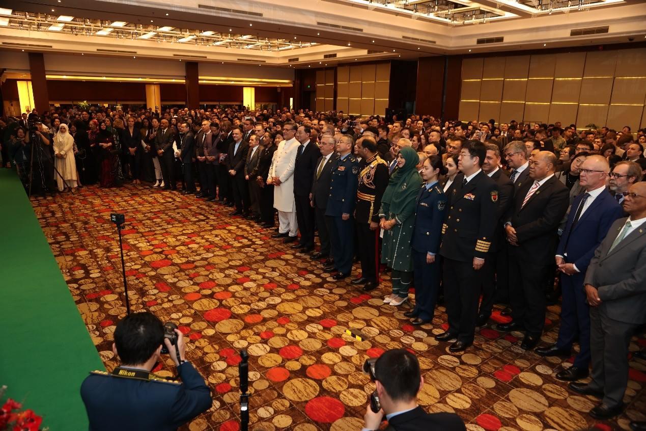 招待會(huì)現(xiàn)場(chǎng)。巴基斯坦駐華大使館供圖