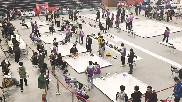 比賽現(xiàn)場。北京建筑大學供圖