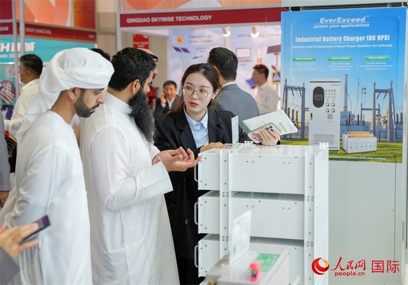 展會(huì)現(xiàn)場(chǎng)。人民網(wǎng) 塔里克·易卜拉欣攝