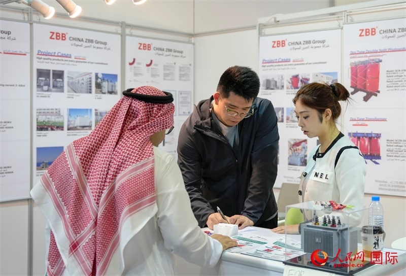 展會(huì)現(xiàn)場(chǎng)。人民網(wǎng) 塔里克·易卜拉欣攝