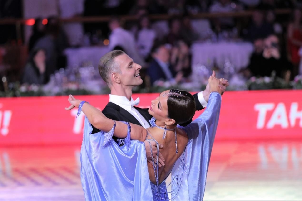 第七屆“克里姆林宮杯”國(guó)標(biāo)舞錦標(biāo)賽現(xiàn)場(chǎng)。于子恒攝