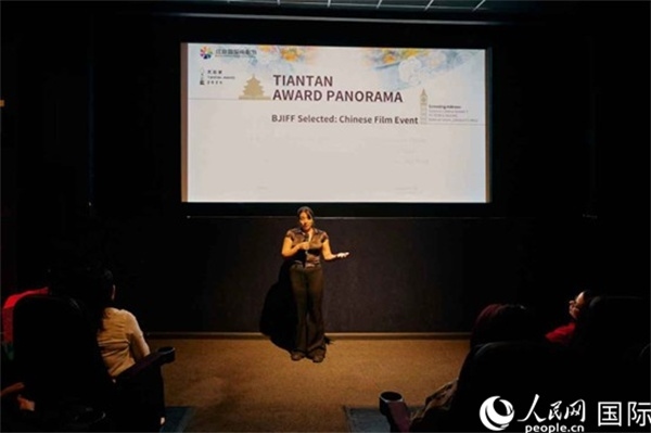 天壇映像全球巡展·倫敦站放映現(xiàn)場。楊浩鵬攝