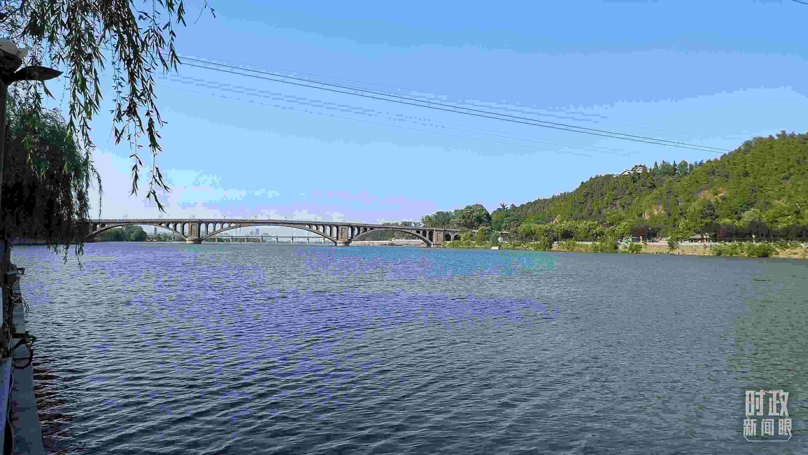 △伊河。（總臺(tái)央視記者范一鳴拍攝）